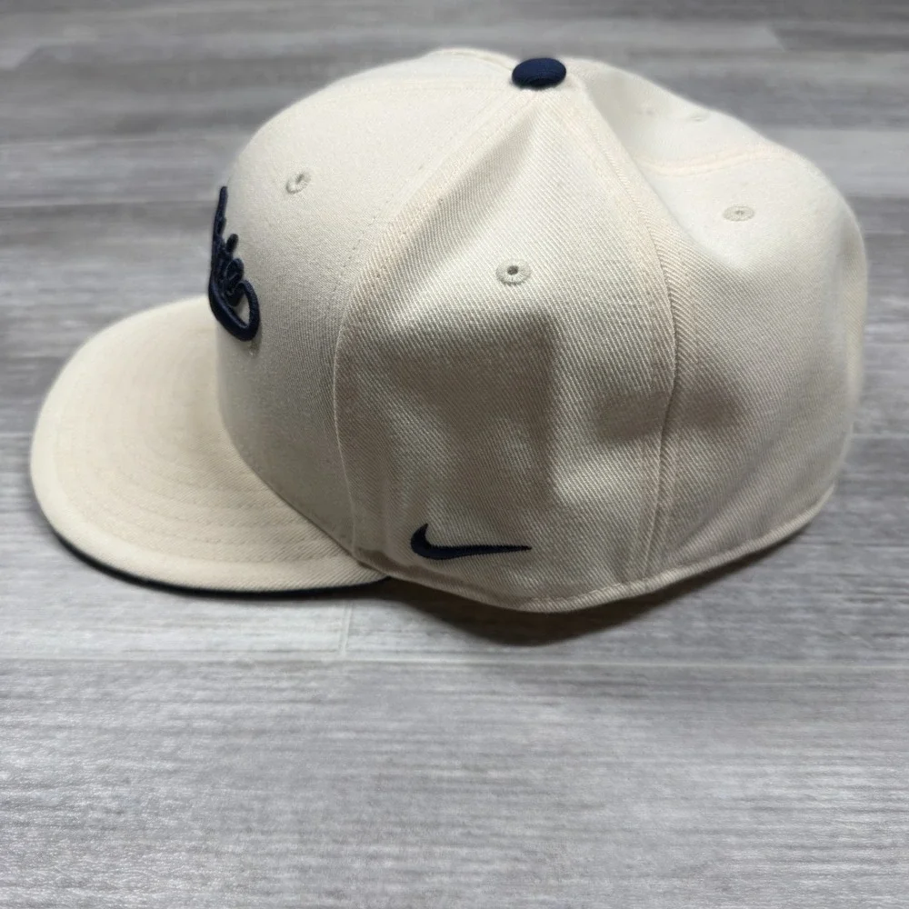Men's Nike Dri-Fit Penn State Nittany Lions Cream Fitted Hat Men's 8 Embroidered